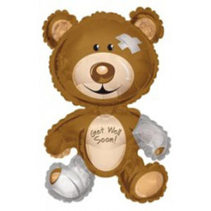 Get well bear shape balloon
