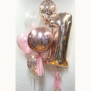 Metallic confetti Bouquet