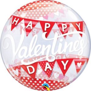 Red & Pink bubble balloon