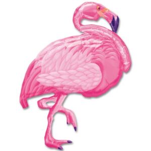 Flamingo shape balloon
