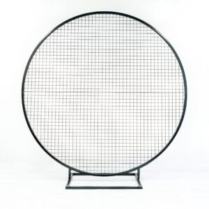 Hire-Black mesh wall