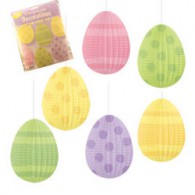 Hanging egg decorations