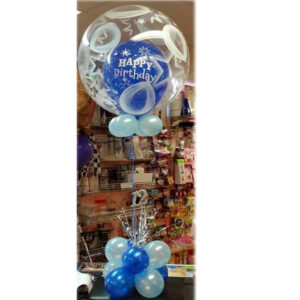 Double bubble puff ball