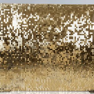Gold shimmer wall