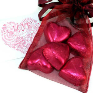 Heart chocolates