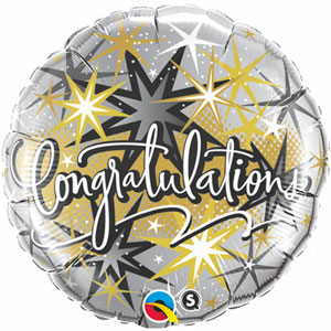 Elegant Congrats balloon