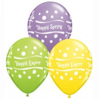 Easter dots happy spring