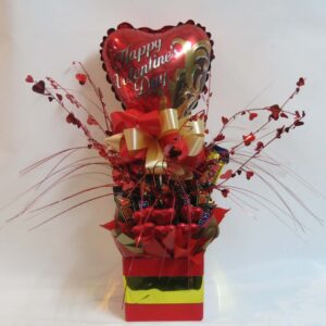 Red Valentine chocolate explosion