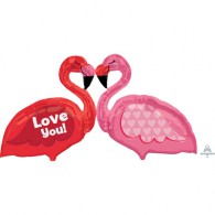 Flamingo love
